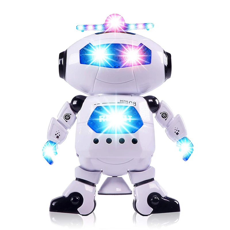 Музыка Flash Space Dance вращение на 360 градусов Dazzle Инфракрасный Электрический Робот