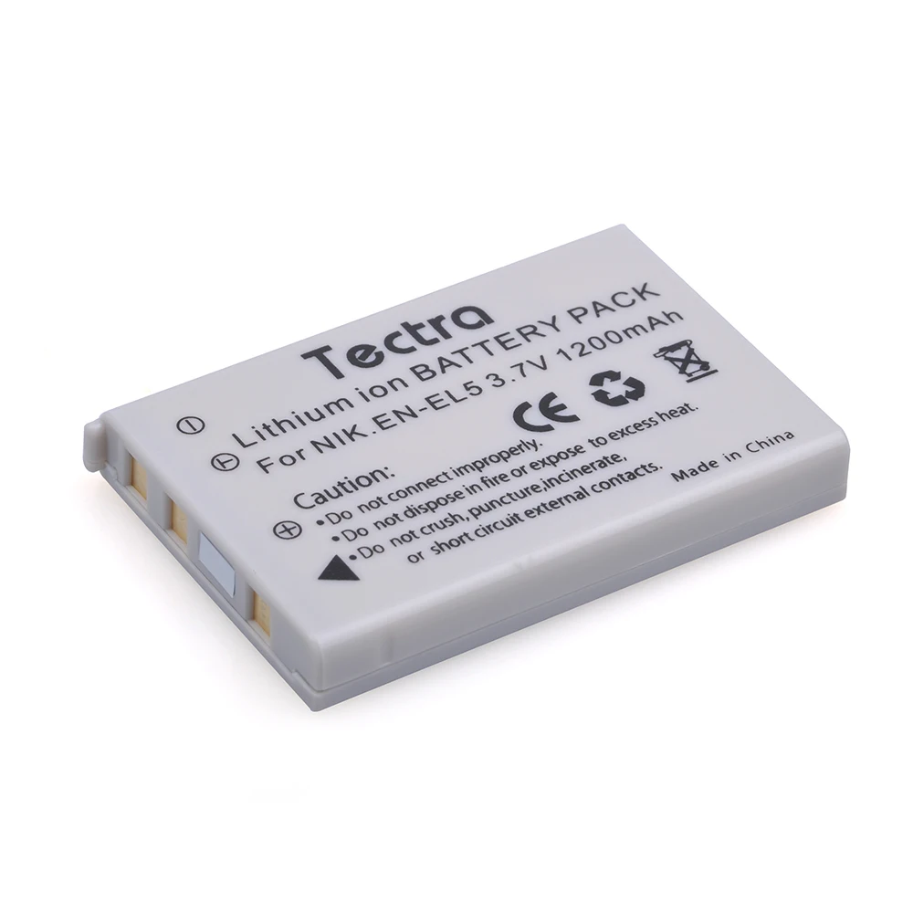Батарея Tectra EN EL5 ENEL5 для камеры Nikon Coolpix 3700 4200 5200 5900 7900 P3 P4 P80 P90 P100 P500 P510 P530 P5000 P6000|battery