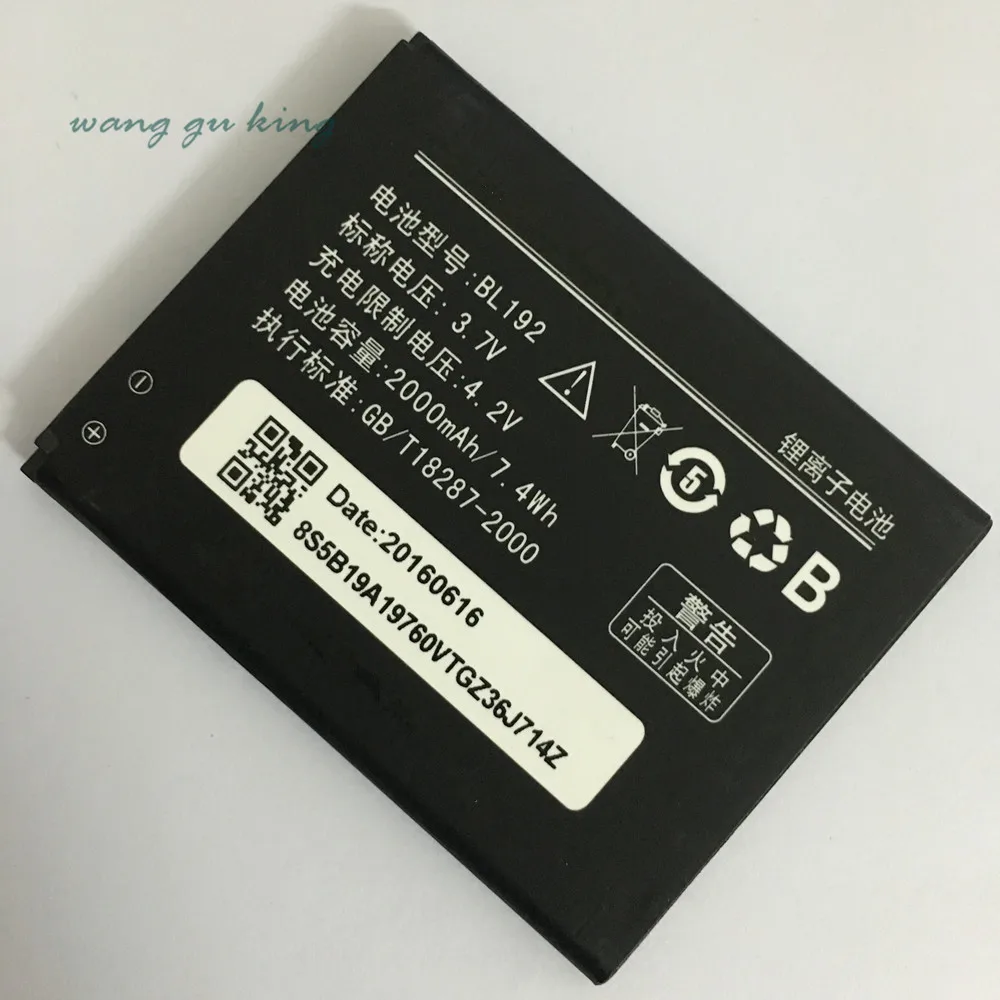 3 7 V 2000mAh BL192 для Lenovo A328 A328T A526 A750 A529 A560 A680 A590 A300 A388T A505E батарея | Мобильные телефоны и