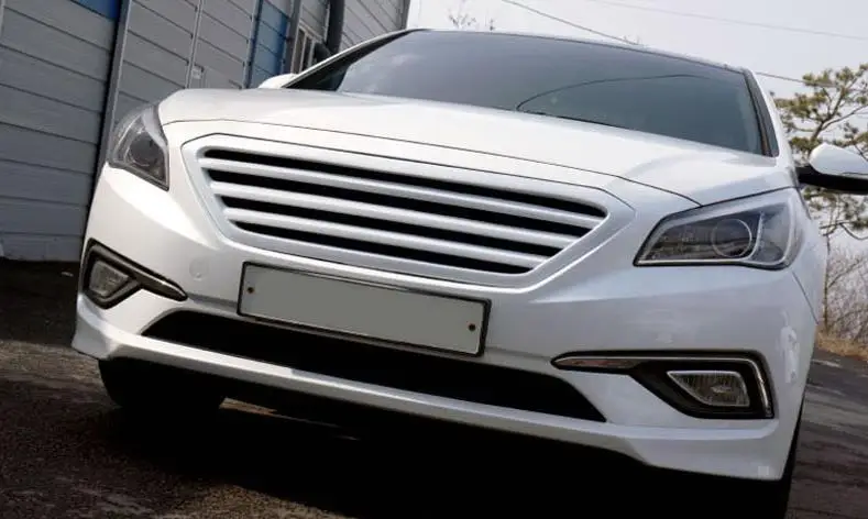 Высокое качество ABS передняя решетка автомобиля без эмблемы для Hyundai SONATA 9 2015