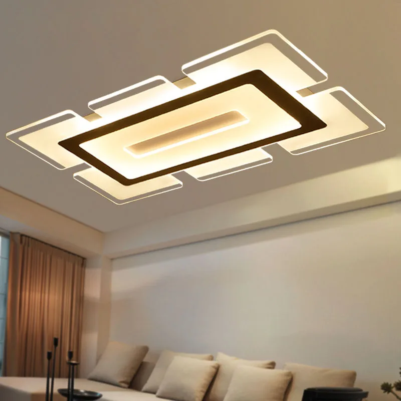 Led Mounted Light Ultrathin Acrylic Modern Sky City Ultra-thin Led dimming led Ceiling lamp,Ultrathin living room bedroom