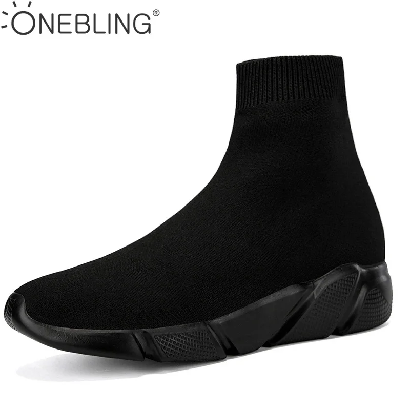 OneBling/кроссовки для женщин и мужчин трикотажная верхняя дышащая Спортивная обувь