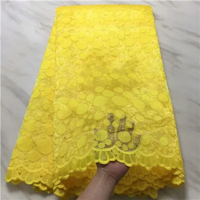 PL701207B1 Белая нигерийская кружевная ткань для свадьбы, французская чистая кружевная ткань, вышивка, африканский тюль, кружево, 5 ярдов в партии - Цвет: PL701207B1