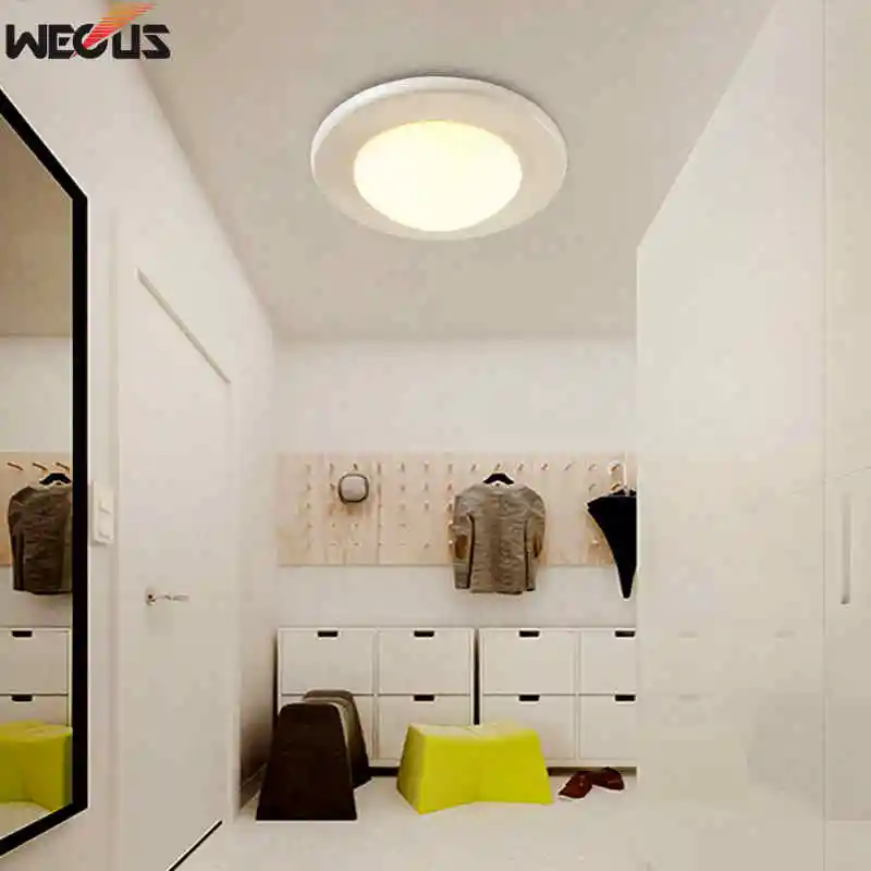 Круглый потолочный светильник для спальни учебы Сменный источник света (E27 лампа)