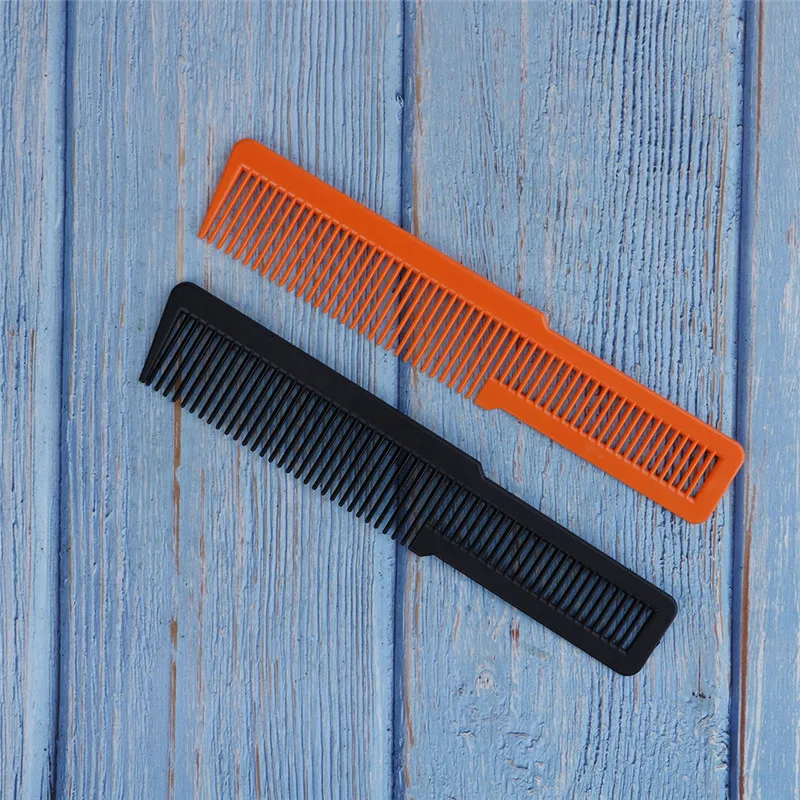 

1pc Professional Salon Men Women Clipper Hair Cut Comb Carbon Barber Hair Comb For Hair Trimming Hairdresser Comb 2 Colors