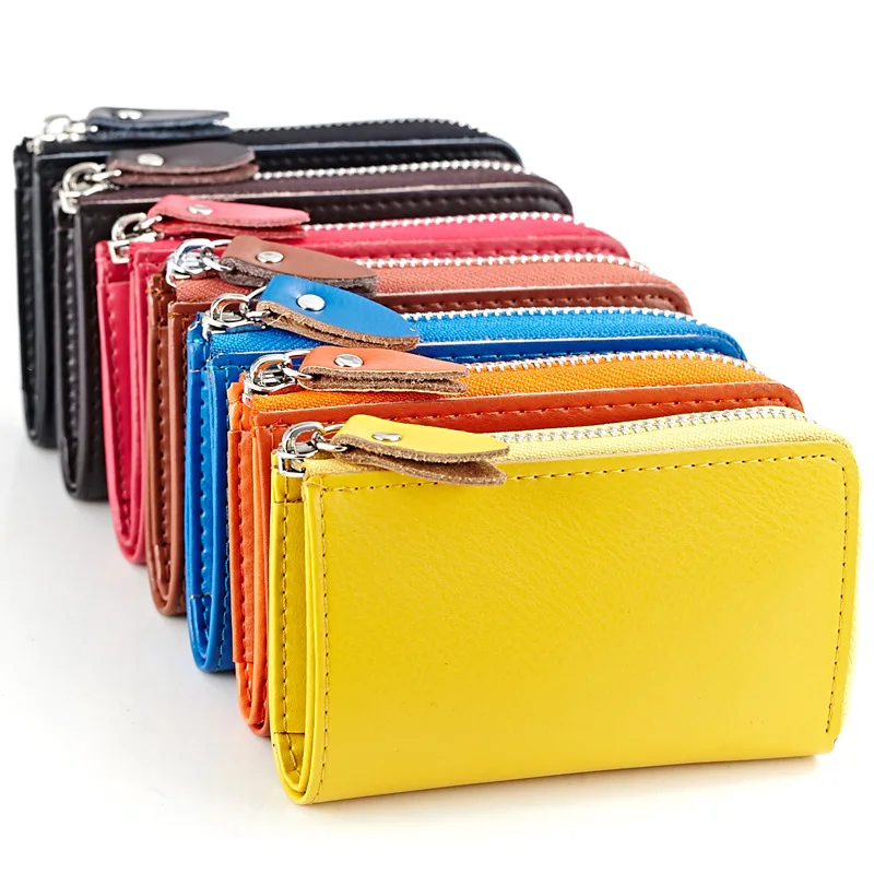 Кошелек для ключей от машины женский кожаный на молнии | Багаж и сумки