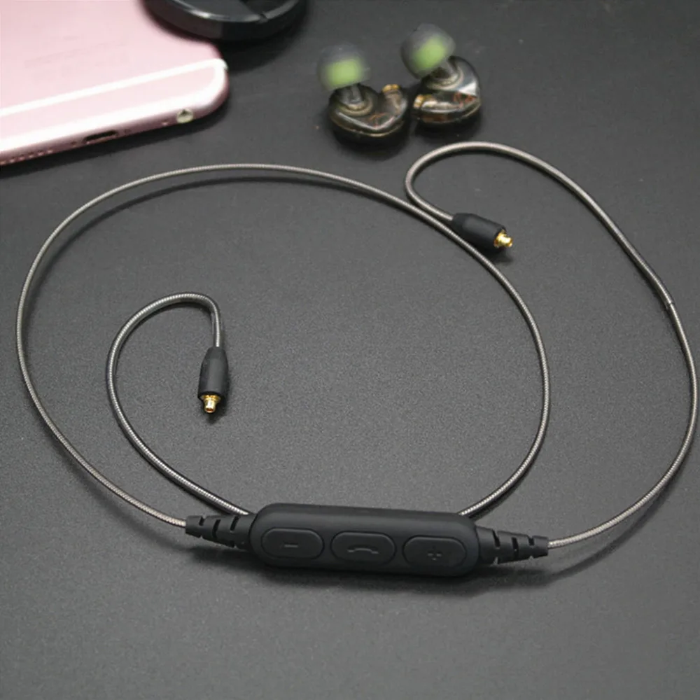 Hi Fi MMCX порт беспроводной Bluetooth адаптер спортивный кабель для Shure SE215 SE535 UE900