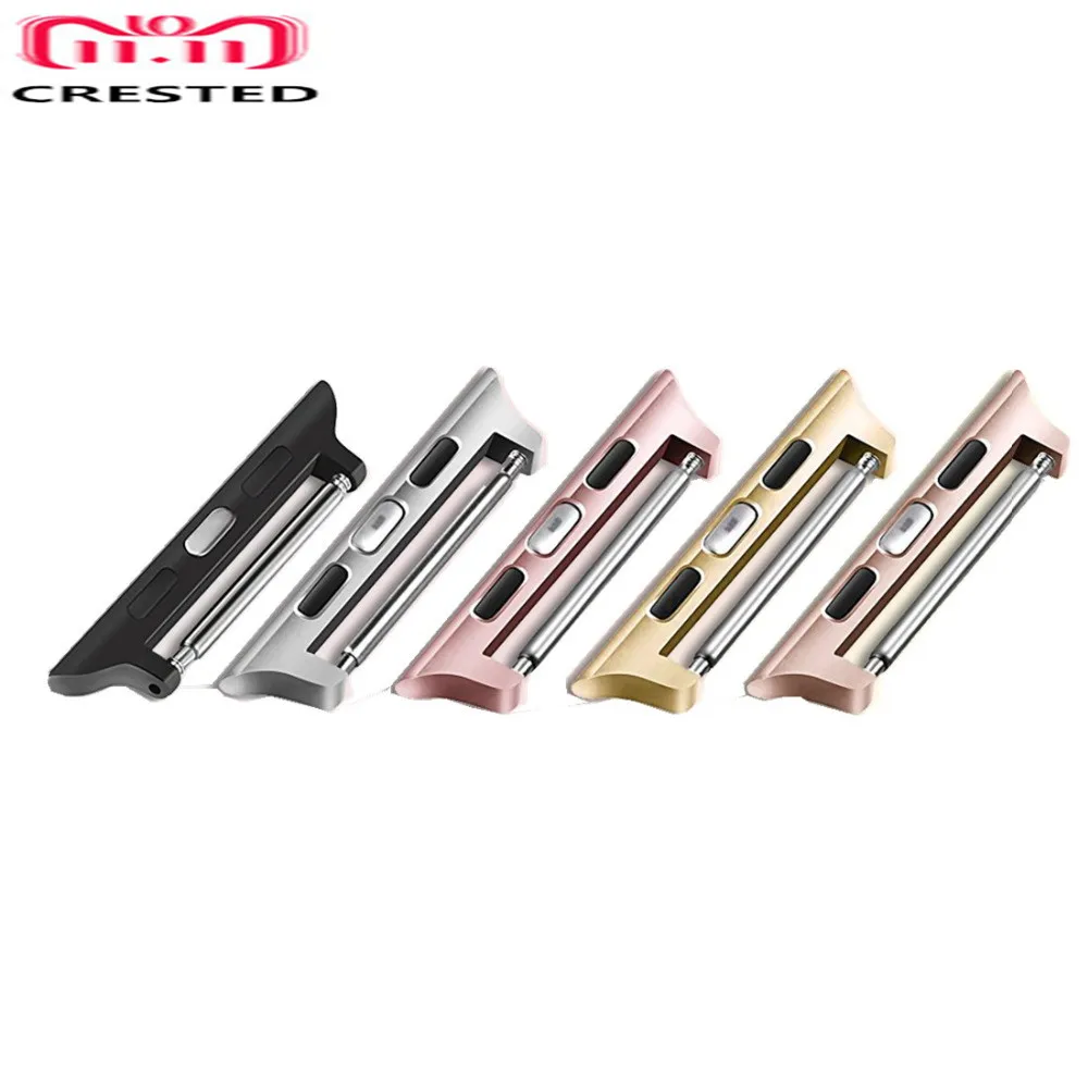 

Connector Adapter For Apple Watch band iwatch 42mm/38mm 44mm/40mm Seamless Aluminum Linker 5/4/3 for apple watch 5 4 3