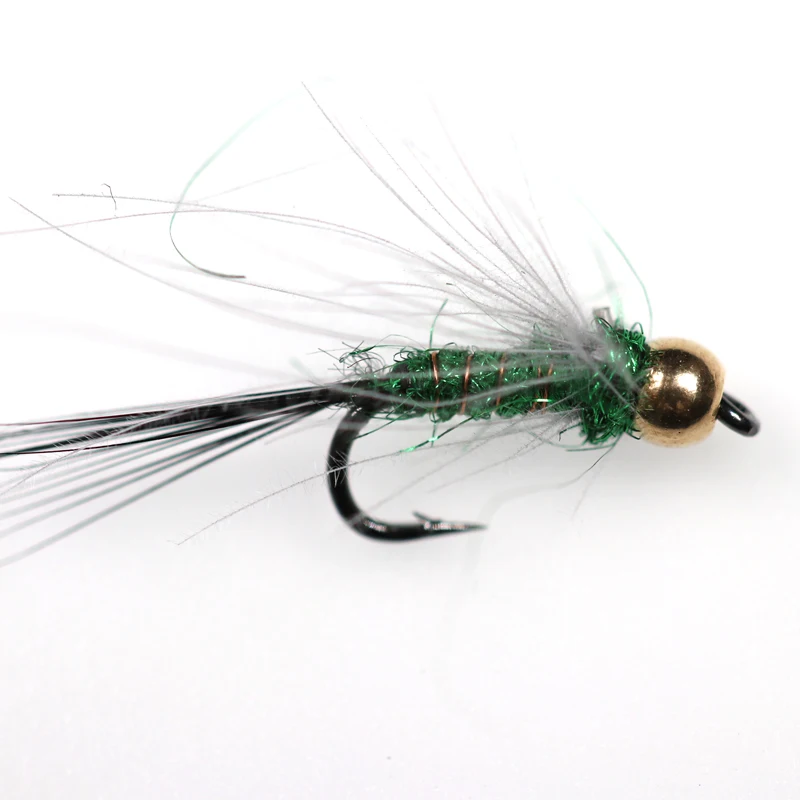 Wifreo 32 шт./коркор. CDC Nymph Bugs медные мухи для рыбалки нахлыстом серая форель