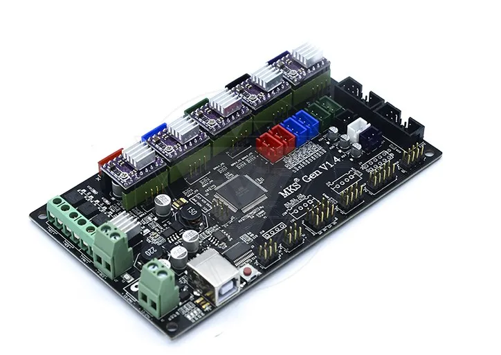 Аксессуары для 3D-принтера TEVO MKS Gen V1.4 Ramps1.4 2560 поддержка материнской платы 12 В 24 |
