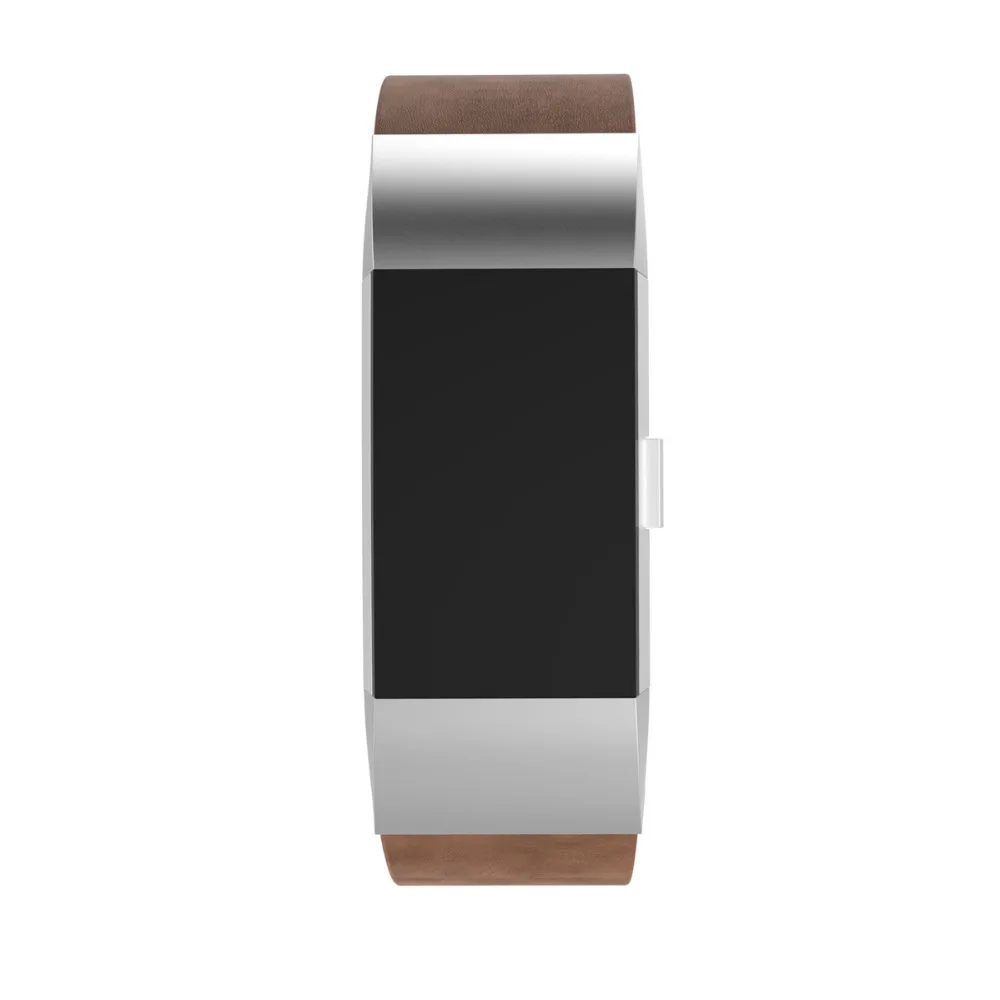 Замените мужские Т-полосы для FitBit Charge 2 классический браслет из натуральной кожи фитнес-браслет для женщин мужчин маленький большой