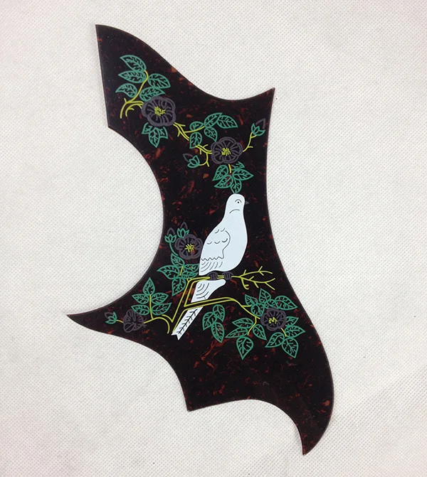 Pleroo Custom Guitar parts-отлично подходит для 40-41 дюймов Dove style Акустическая гитара pick guard