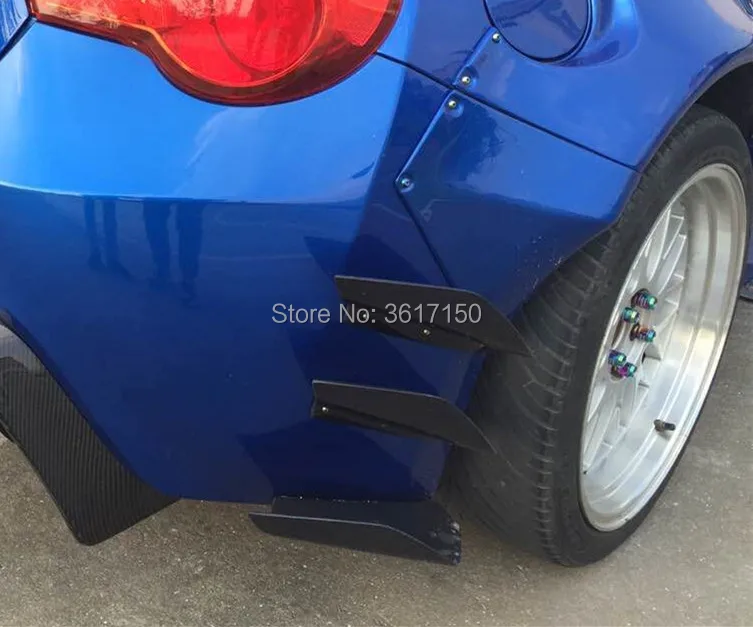 6 шт. GT86 ZN86 BRZ заглушки для заднего бампера из углеродного волокна в стиле KT|Обвесы|