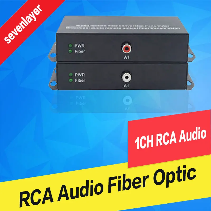 1ch RCA аудио в волоконно оптический цифровой конвертер стерео по оптическому