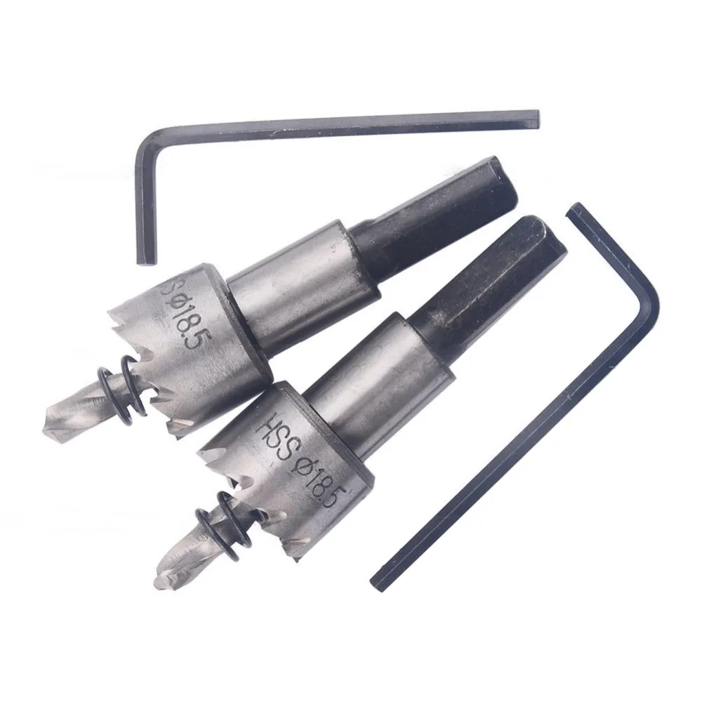 

5pcs/lot HSS Drill Bit Hole Saw Set Stainless Steel Metal Alloy 16 18.5 20 25 30mm