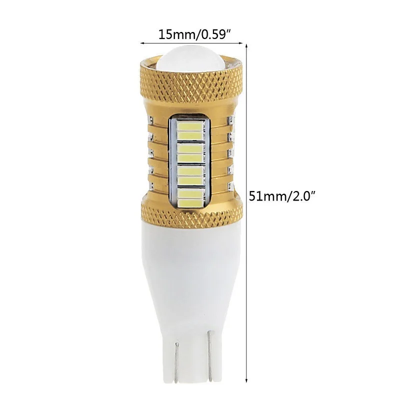 2шт W16W T15 4014 32SMD светодиодный автомобильный резервный задний светильник Canbus без