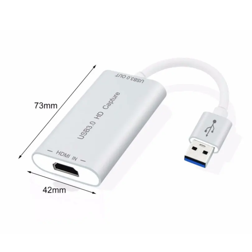 Новый Высокоскоростной USB 3 0 HD ключ захвата HDMI-совместимый к адаптер