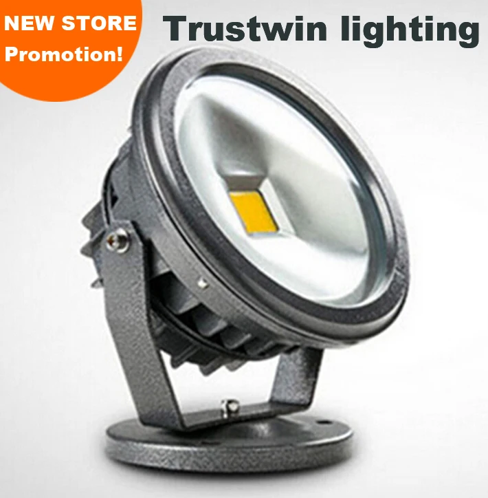 Круглый наружный светодиодный напольный прожектор COB прожсветильник Тор