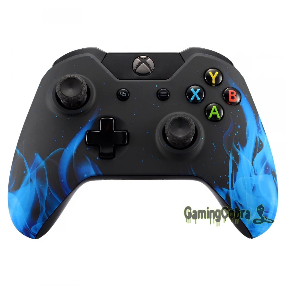 Blue Fire Flame мягкая сенсорная ручка крышка передней крышки для Xbox One пульт