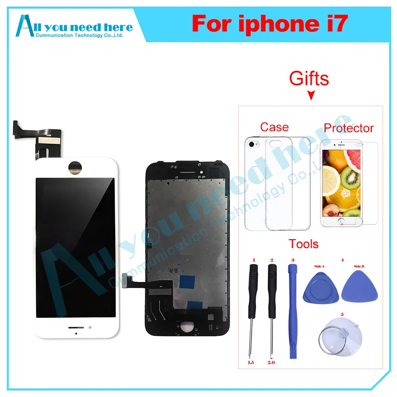 ЖК-дисплей 4 7 дюйма в сборе с дигитайзером для iphone 7G ЖК-сенсорный экран качества AAA