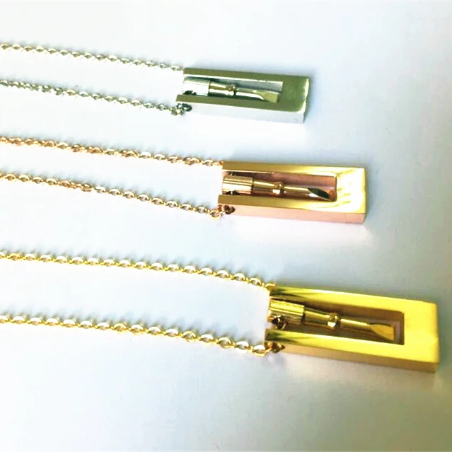 Модные популярные цвета розового золота Ожерелья и подвески Collier Femme отвертка