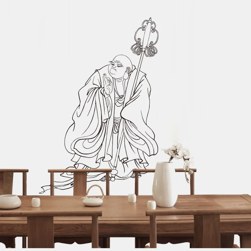 Будда Ганеша индийский Намасте слова религия настенные наклейки виниловые для