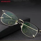 Фотохромные Мультифокальные Прогрессивные очки для чтения WEARKAPER, высококачественные бифокальные очки для дальнозоркости, дальнозоркости