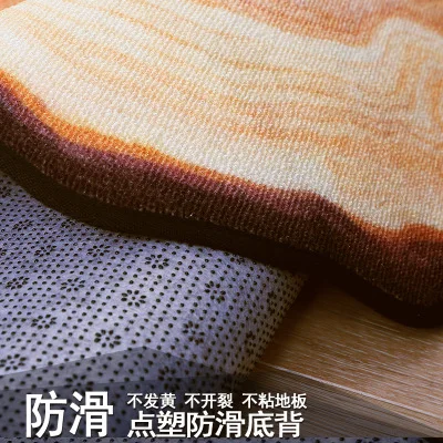 3D старинный деревянный круглый коврик с кольцом для спальни компьютерный Коврик