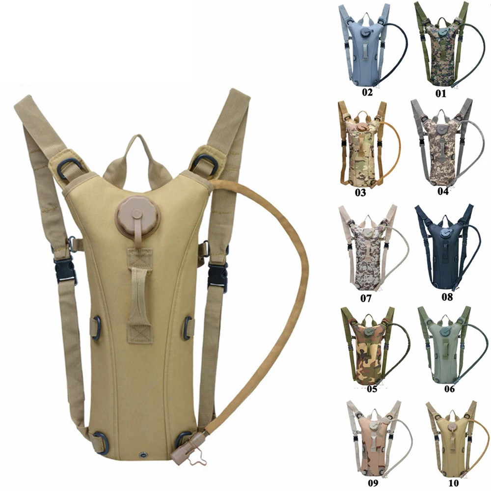 Открытый 3L военный Камуфляжный Тактический рюкзак для гидратации сумка воды
