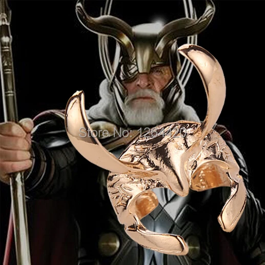 Кольцо Thor The Dark World Loki мужское открытый шлем с покрытием из сплава 20 шт./лот в 2