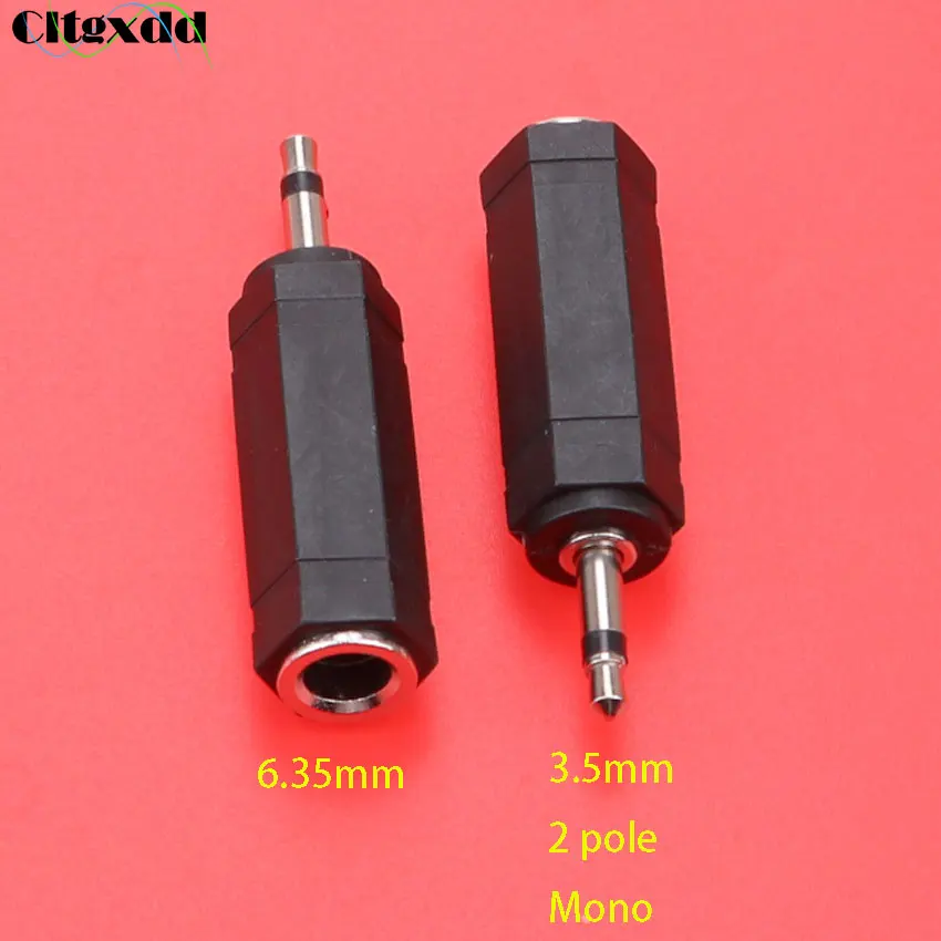 cltgxdd 3.5mm 2pole Mono male to 6.35mm female audio Conversion plug Connector microphone headphone adapter | Обустройство дома