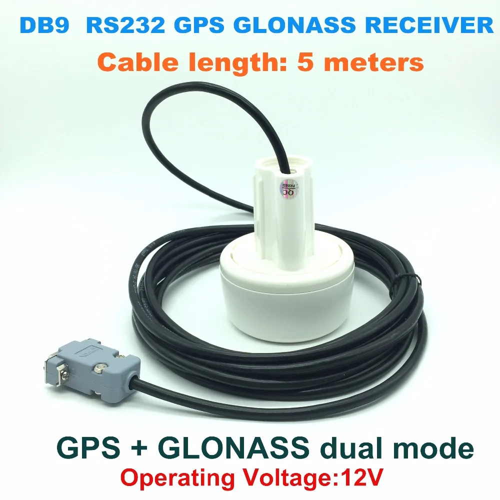 Антенна приемника GPS glonass 4800 БОД RS232 12 В DB9 поддержка 1 10 Гц Gnss Chip Module Design NMEA0183.|gps