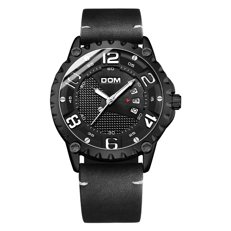 M-1221BL-1M DOM бренд Аутентичные часы импортные товары взрыв тренд большой циферблат движение Европейская и американская мода M-1221L-1M - Цвет: M-1221BL-1M
