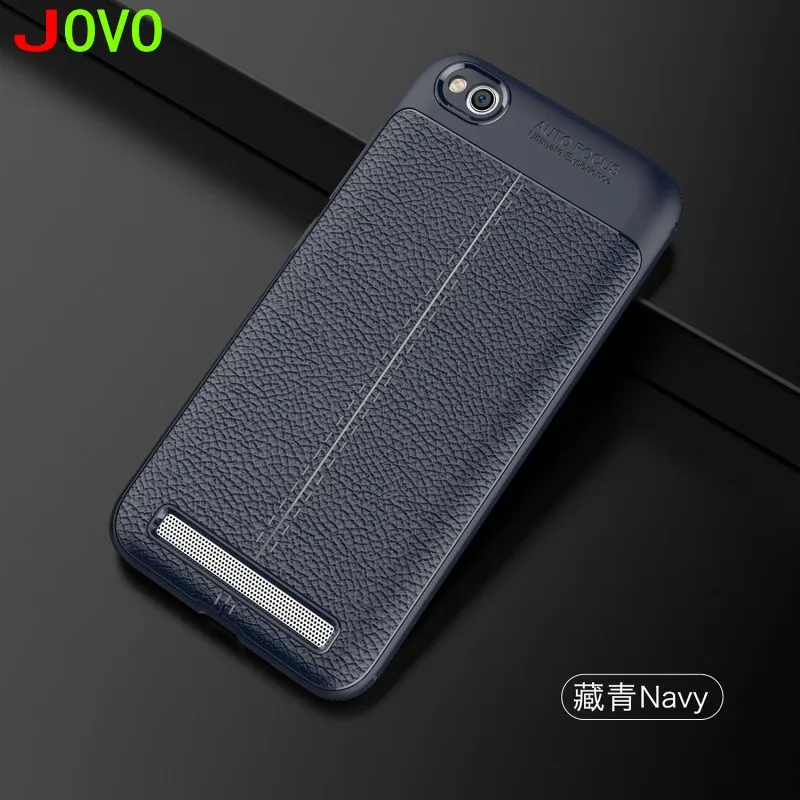 JOVO For Xiaomi Redmi 5A Case Litchi Anti-fingerprint Luxury TPU Shockproof Back Cover for 5.0&quot |