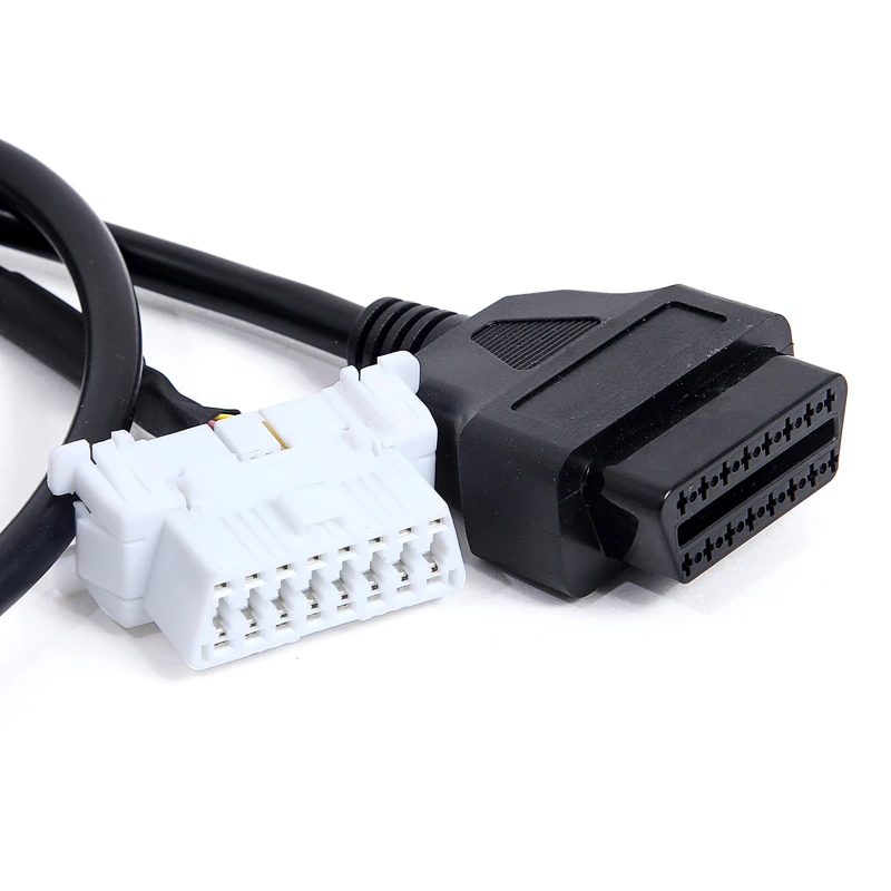 KWOKKER локоть OBD2 OBDII Y-адаптер диагностический соединитель кабель 16-контактный