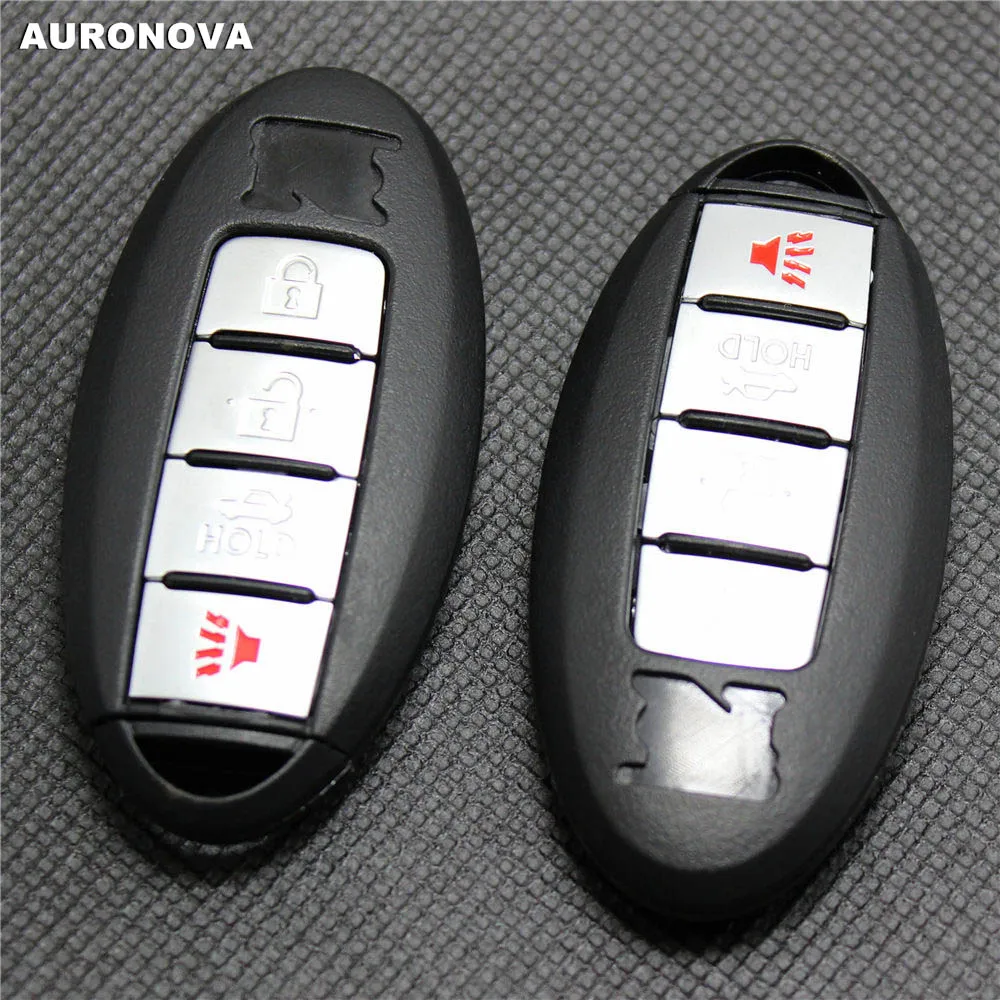 AURONOVA Новый Сменный Корпус ключа для Nissan GTR Teana Sylphy Tiida Qashqai Morano 3 + 1 кнопки чехол