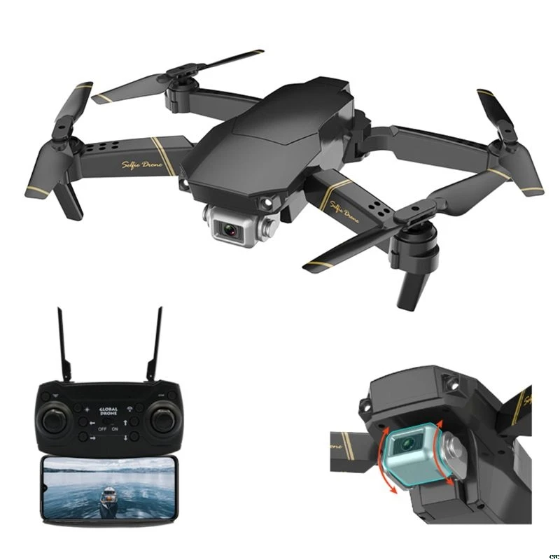 GD89 wifi FPV 480P 1080P HD камера режим удержания высоты складной Радиоуправляемый Дрон RTF