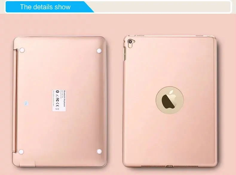 Для iPad Pro 10,5 защитный чехол 7 цветов Светодиодная подсветка Беспроводная Bluetooth клавиатура чехол для IPad Air 1 2 крышка Капа+ подарок