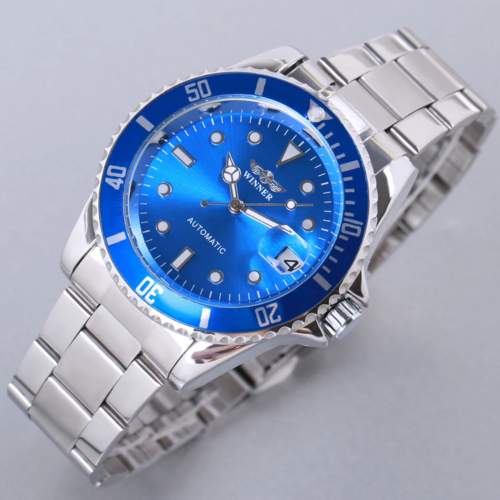 Часы наручные WINNER Мужские механические модные роскошные брендовые
