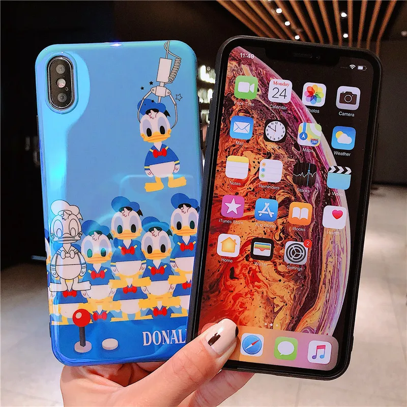 Синий луч супер милый мультфильм клип кукла машина Дональд Дак Дейзи IMD розовый
