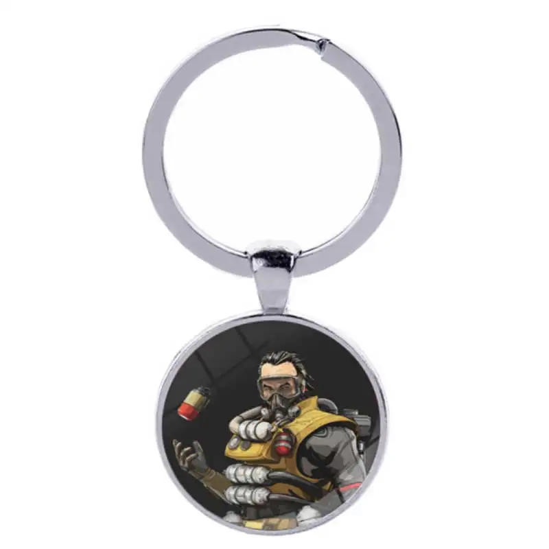 18 Новинка, брелок для ключей Apex legends, модель из сплава, игрушки Apex, Горячая игра, аксессуары, фигурка, металлический брелок для ключей, подарки для детей на день рождения - Цвет: 18