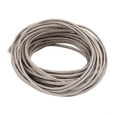 

10 Meter 0.4mm Width Silver Tone Metal K Type Thermocouple Extension Wire