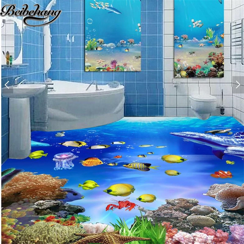 Beibehang Большие Пользовательские 3d Самоклеящиеся водонепроницаемые наклейки на