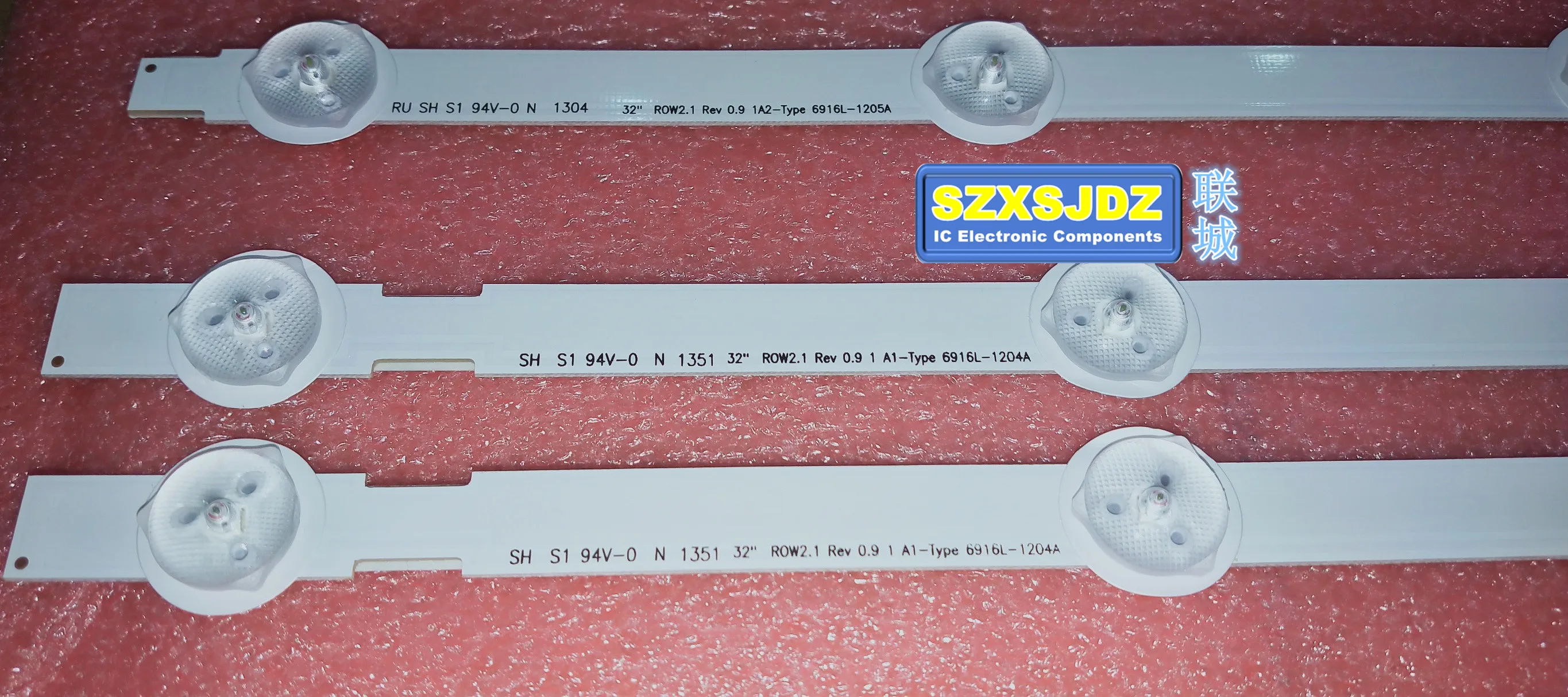 10 jogos/lote 63 CM 2 * светодиод поверхностного монтажа + 8 7 оригинальный Novo Tira CONDUZIDA для TV