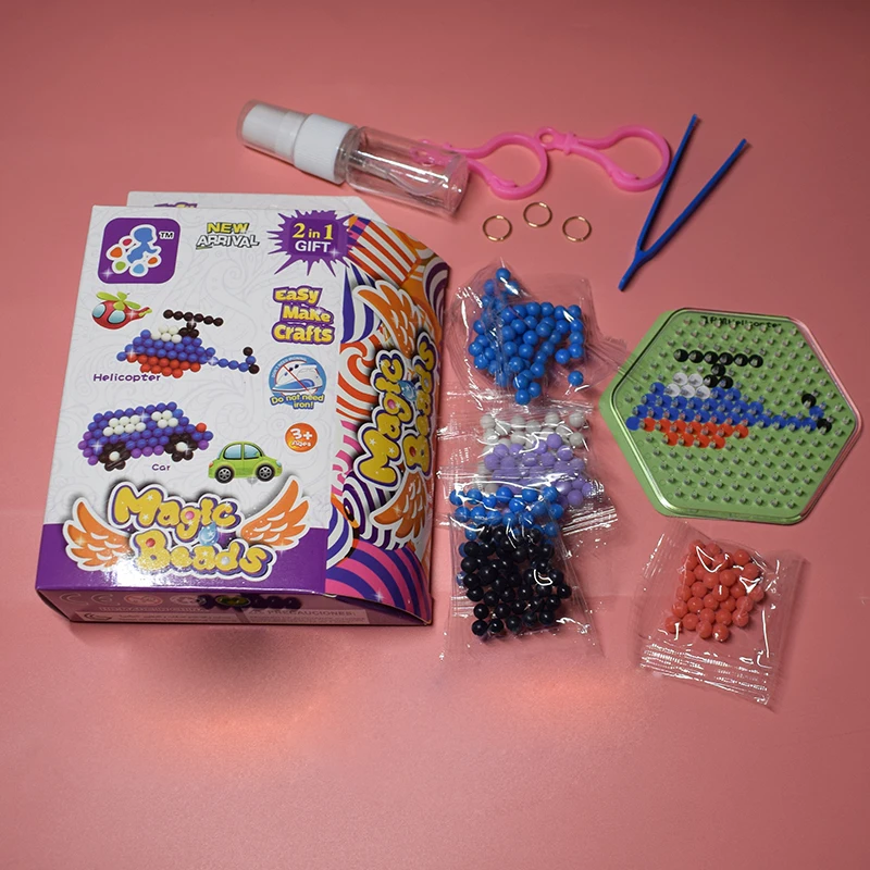 Водные бусины игрушка перлер Pegboard для детей DIY самолет и автомобиль набор термо-мозаика головоломка водные бусины развивающие игрушки новинка