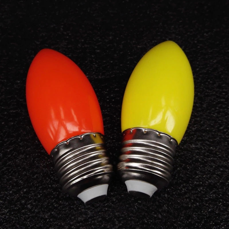 Красный желтый E27 LED свеча лампа подсвечник небольшой благоприятный лотос 220В 20 шт