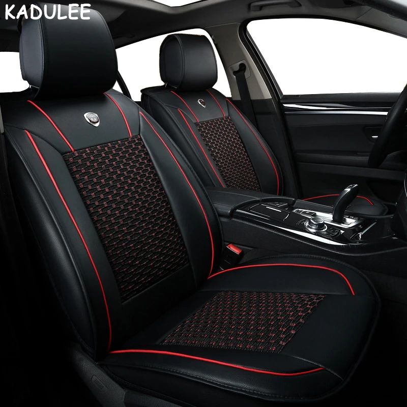 Чехлы для сидений автомобиля KADULEE ice silk для Mazda 3 6 2 C5 CX-5 CX7 323 626 M2 M3 M6 Axela Familia чехлы для сидений автомобиля