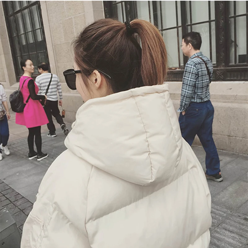 Корейская версия 2021 зимняя куртка Женская хлопковая короткая новая свободная