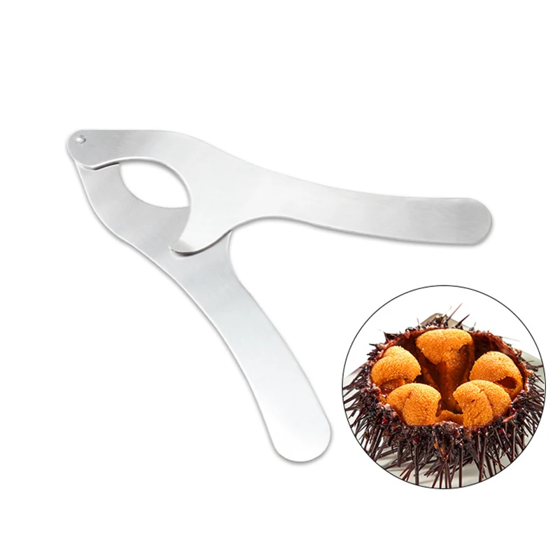 

Sea Urchins Clip Scissors Clamp Food Opener Stainless Steel Hard Chestnut Opener Tang Sea Food Cutting Christmas Knife Gadgets