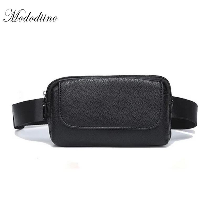 Винтажные поясные сумки Mododiino из искусственной кожи Женские с узором Личи